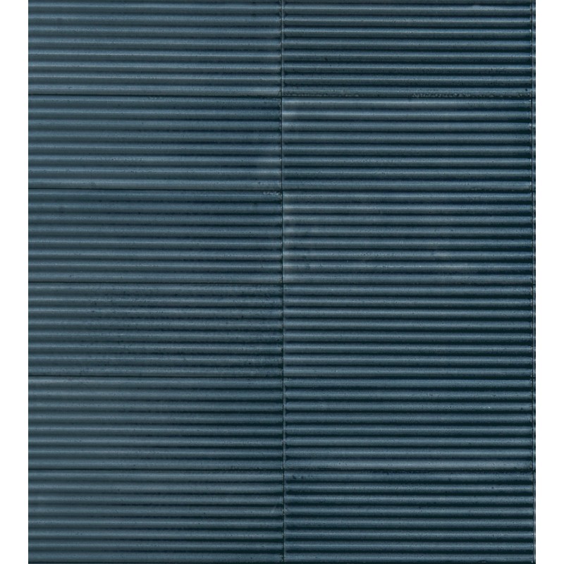 MARAZZI CROGIOLO_RICE BLU STRUTT. PLEAT 3D LUX 7,5X20