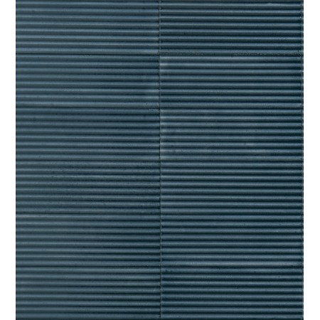 MARAZZI CROGIOLO_RICE BLU STRUTT. PLEAT 3D LUX 7,5X20