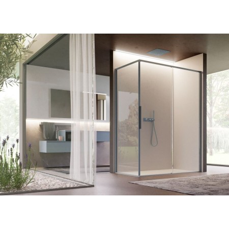 DISENIA BRAVE CORNER 1 SLIDING DOOR + 1 FIXED SIDE