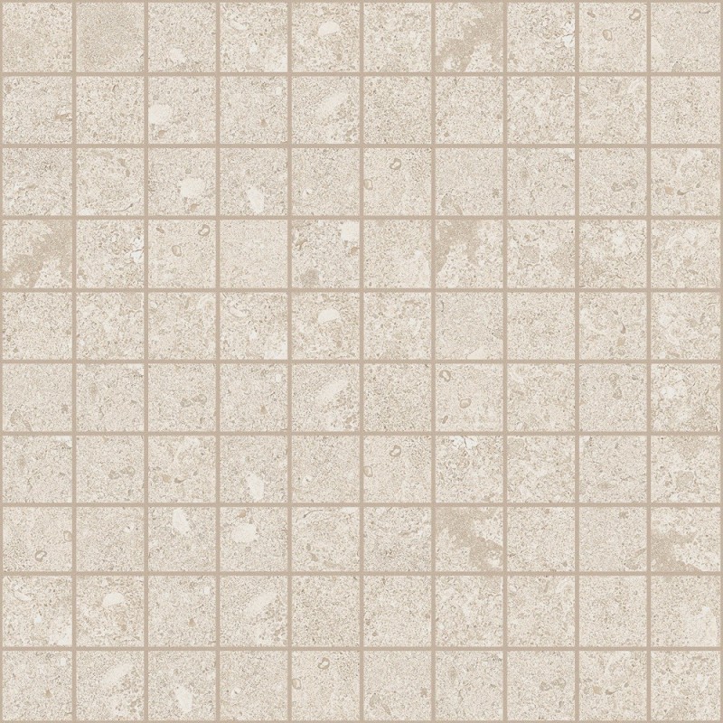 CERIM ELEMENTAL STONE MOSAICO WHITE LIMESTONE NATURALE 30X30