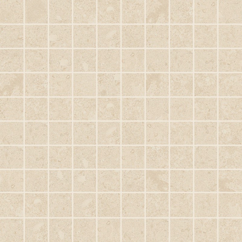 CERIM ELEMENTAL STONE MOSAICO CREAM LIMESTONE LUCIDO 30X30