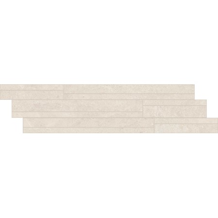 CERIM ELEMENTAL STONE MODULO LISTELLO SFALSATO WHITE LIMESTONE 15X60