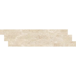 CERIM ELEMENTAL STONE MODULO LISTELLO SFALSATO CREAM LIMESTONE 15X60