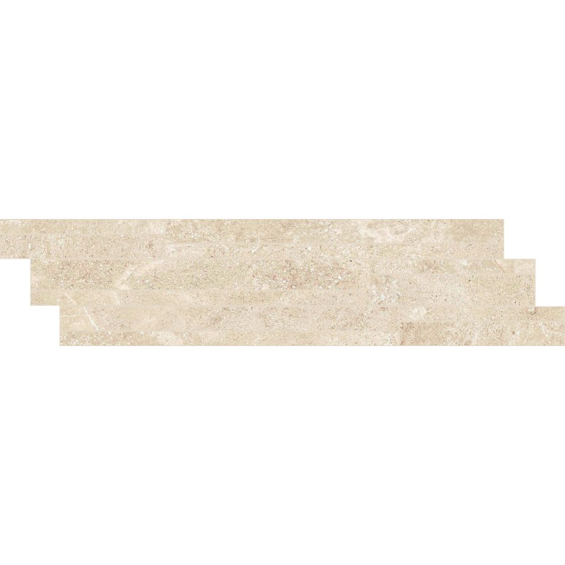 CERIM ELEMENTAL STONE MODULO LISTELLO SFALSATO CREAM LIMESTONE 15X60