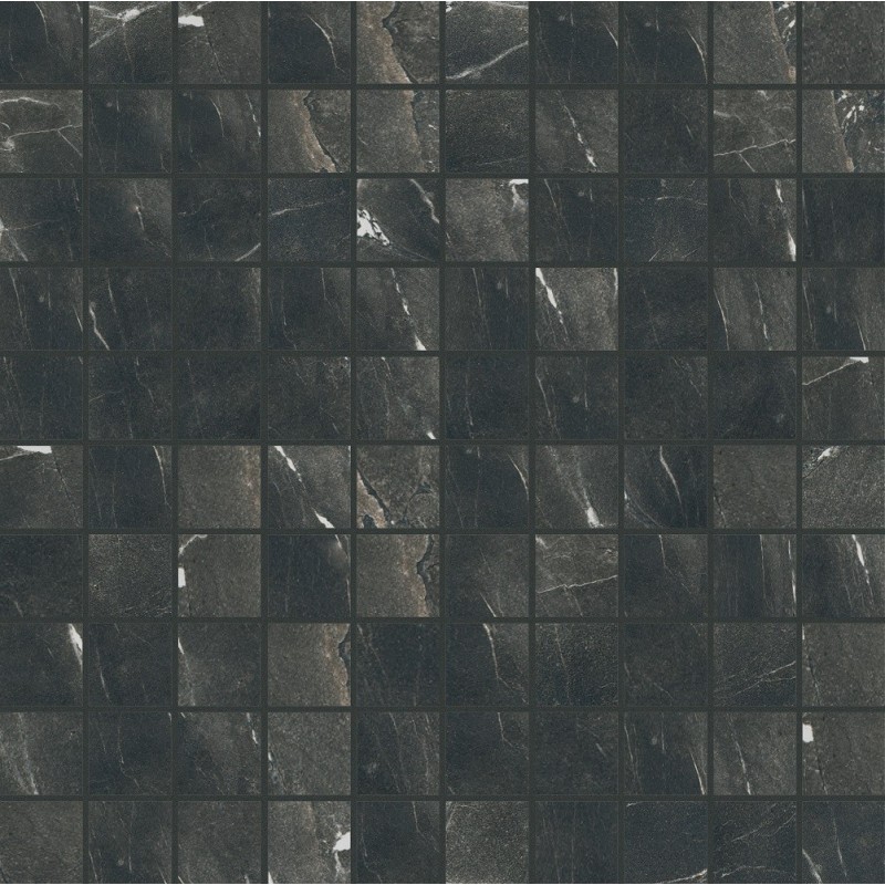 CERIM TIMELESS MOSAICO BLACK DEEP LUCIDO 30X30