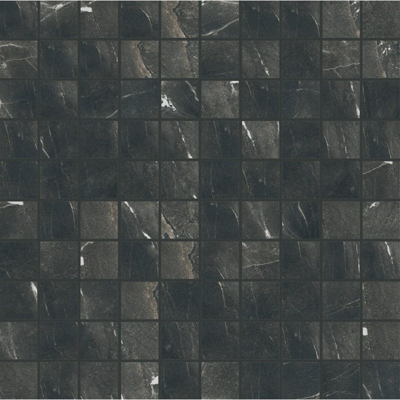 CERIM TIMELESS MOSAICO BLACK DEEP NATURALE 30X30