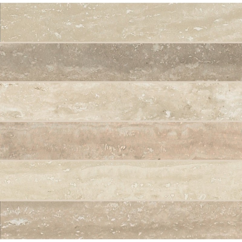 CERIM TIMELESS MOSAICO 3D TRAVERTINO NATURALE 30X30