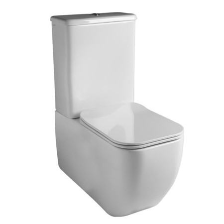 GSG BRIO ONE-PIECE FLOOR-MOUNTED TOILET CLOSE TO THE WALL WITH SOFT CLOSE SLIM TOILET SEAT