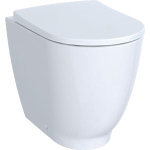 GEBERIT ACANTO VASO A TERRA FILO MURO Rimfree + SEDILE SOFT CLOSE