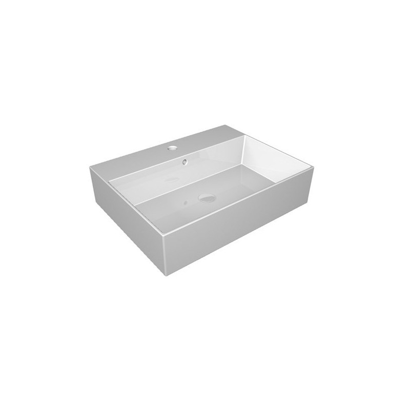 GSG ZENITH Lavabo Zenith Cm 50 Monoforo Bianco Lucido