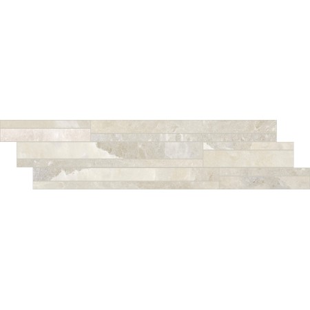 CERIM ROCK SALT MODULO LISTELLO SFALSATO WHITE GOLD 15X60