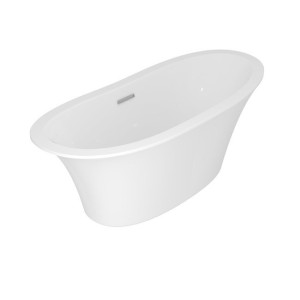 GSG FLUT Vasca CENTRO stanza In Acrilico 170x80 BIANco LucIDO