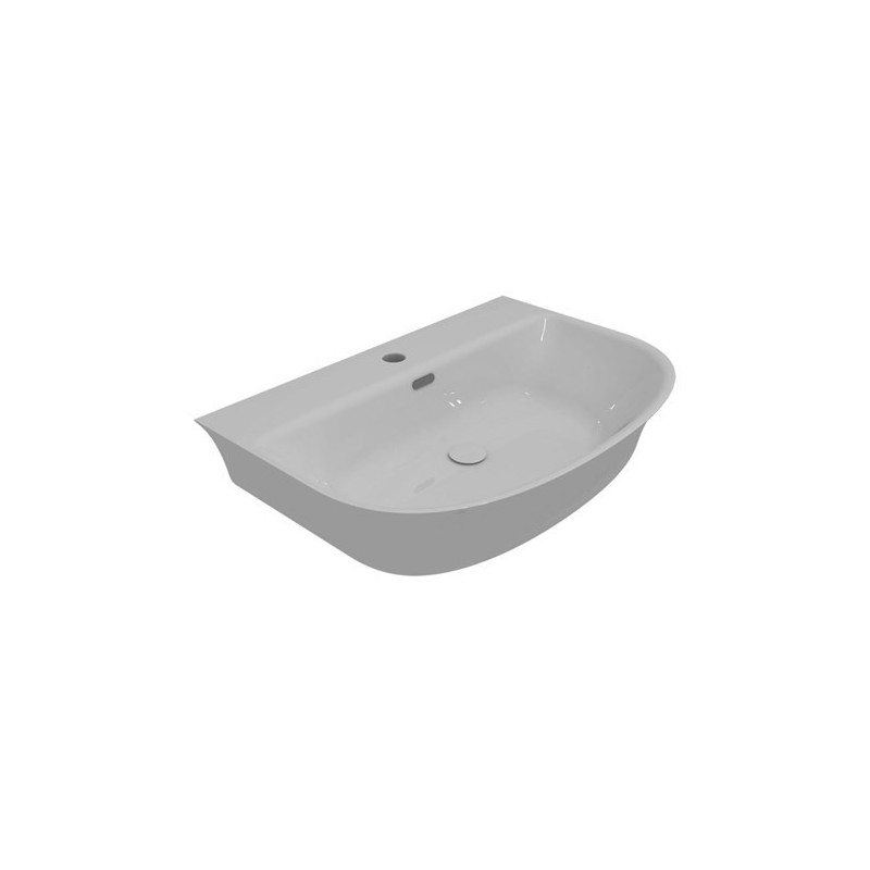 GSG FLUT LAVABO BIANCO 65 cm SOSPESO