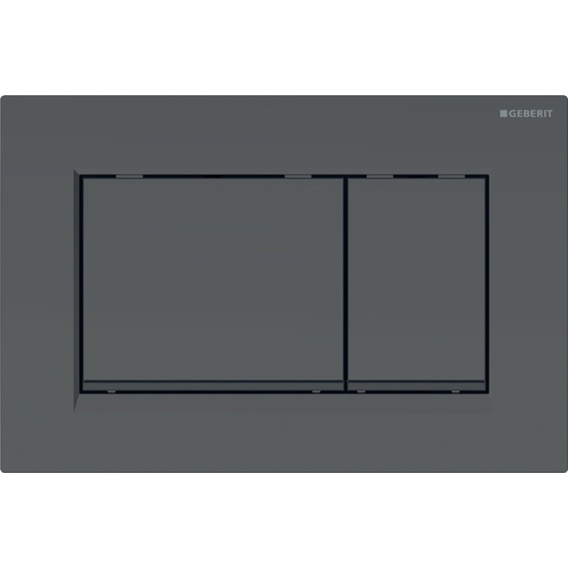 GEBERIT SIGMA 30 PLACCA NERO OPACO