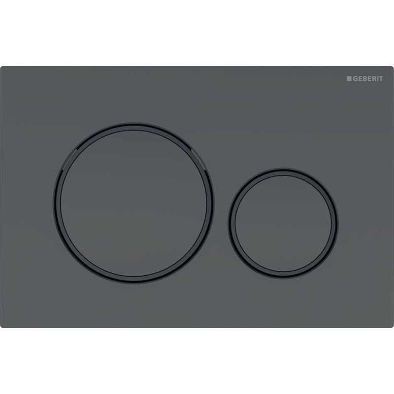 GEBERIT SIGMA 20 PLACCA NERO OPACO