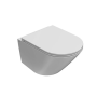 GLOBO FORTY3 Wall-Hung Toilet 52 cm Rimless Glossy White