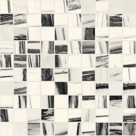 FLORIM - FLOOR GRES B&W MOSAICO FALL HIGH-GLOSSY 30X30