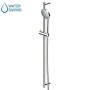ZUCCHETTI COMPLETE WALL-MOUNTED SET WITH FIXED JET SHOWERHEAD