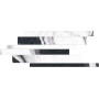 FLORIM - FLOOR GRES B&W LISTELLO SFALSATO WAVE HIGH-GLOSSY 21X40