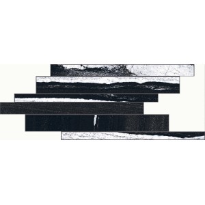 FLORIM - FLOOR GRES B&W LISTELLO SFALSATO FLOW HIGH-GLOSSY 21X40