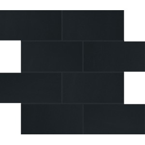 FLORIM - FLOOR GRES B&W MURETTO BLACK HIGH-GLOSSY 30X30 -SP.6MM