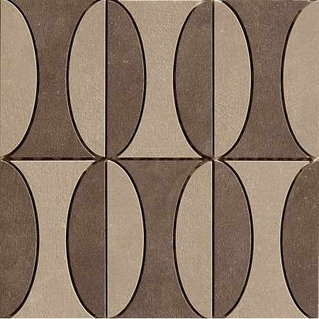 FLORIM - FLOOR GRES INDUSTRIAL DECORO B MOKA/TAUPE SOFT 30X30