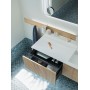 ARBI SKY ONDINA COMPOSITION 05 LIGHT ELM FINISH L140.6 CM P50.5 CM WITH INTEGRATED BASIN IN CRISTALOLANT