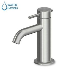 ZUCCHETTI HELM BASIN MIXER WITHOUT DRAIN IN STAINLESS STEEL