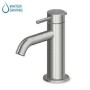 ZUCCHETTI HELM BASIN MIXER WITHOUT DRAIN IN STAINLESS STEEL