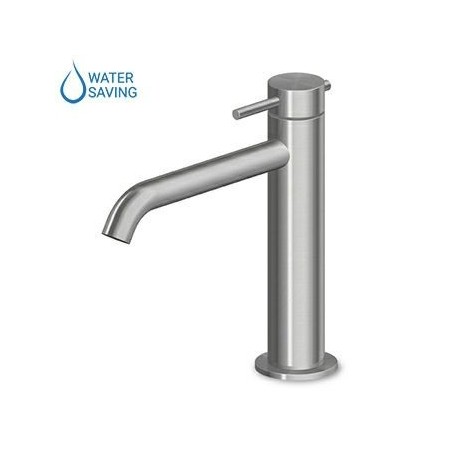 ZUCCHETTI HELM EXTENDED BASIN MIXER WITHOUT DRAIN IN STAINLESS STEEL