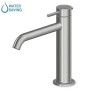 ZUCCHETTI HELM EXTENDED BASIN MIXER WITHOUT DRAIN IN STAINLESS STEEL