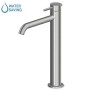 ZUCCHETTI HELM HIGH BASIN MIXER WITHOUT DRAIN IN STAINLESS STEEL