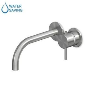 ZUCCHETTI HELM WALL-MOUNTED BASIN MIXER 175MM IN STAINLESS STEEL