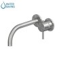 ZUCCHETTI HELM WALL-MOUNTED BASIN MIXER 175MM IN STAINLESS STEEL
