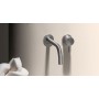 ZUCCHETTI HELM WALL-MOUNTED BASIN MIXER 175MM IN STAINLESS STEEL