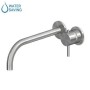 ZUCCHETTI HELM WALL-MOUNTED BASIN MIXER 230MM IN STAINLESS STEEL