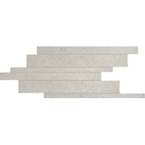 FLORIM - FLOOR GRES BUILDTECH/2.0 LISTELLO SFALSATO BUILD_WHITE GG 21X40 NATURALE