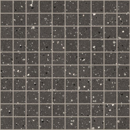 FLORIM - FLOOR GRES EARTHTECH CARBON_FLAKES GLOSSY-BRIGHT MOSAICO 30X30