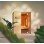 Effe By Effegibi IDEA IR 1000 SAUNA INFRAROSSI DIMENSIONI 132X100X201 HEMLOCK CANADESE
