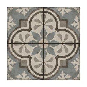 RAGNO CERAMICHE OTTOCENTO DECORO TAPPETO 4 TALCO 20X20