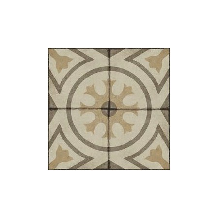 RAGNO CERAMICHE OTTOCENTO DECORO TAPPETO 5 AMBRA 20X20
