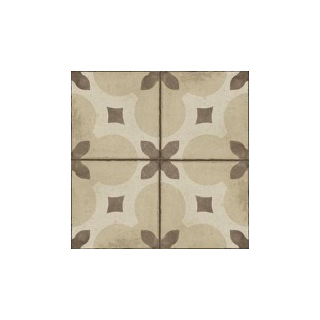 RAGNO CERAMICHE OTTOCENTO DECORO TAPPETO 6 AMBRA 20X20
