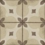 RAGNO CERAMICHE OTTOCENTO DECORO TAPPETO 6 AMBRA 20X20