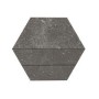 RAGNO CERAMICHE REALSTONE_LUNAR MOSAICO 3D DEEP GREY 29X33.5