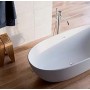 GLASS 1989 BLOOM FREESTANDING TUB IN MATTE WHITE HARDLITE
