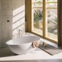 GLASS 1989 CHLOE FREESTANDING BATHTUB 170X85 MATTE WHITE IN MINERALITE