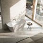 GLASS 1989 QUEEN FREESTANDING BATHTUB IN MATTE WHITE MINERALITE
