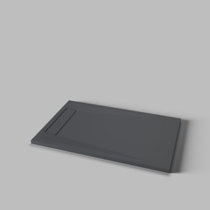 DISENIA LINEA SHOWER TRAY IN ANTHRACITE TECNOGEL