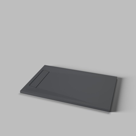 DISENIA LINEA SHOWER TRAY IN ANTHRACITE TECNOGEL