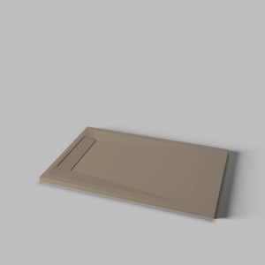 DISENIA LINEA SHOWER TRAY IN HAZELNUT TECHNOGEL